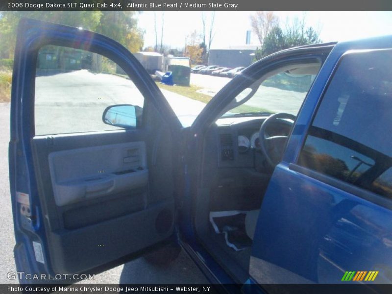 Atlantic Blue Pearl / Medium Slate Gray 2006 Dodge Dakota SLT Quad Cab 4x4