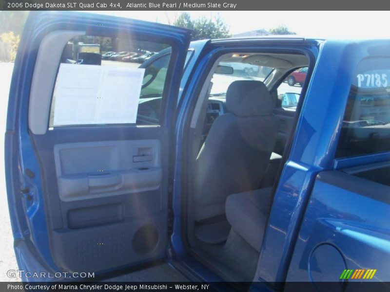 Atlantic Blue Pearl / Medium Slate Gray 2006 Dodge Dakota SLT Quad Cab 4x4