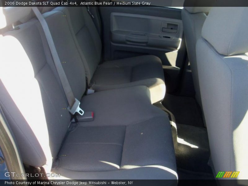 Atlantic Blue Pearl / Medium Slate Gray 2006 Dodge Dakota SLT Quad Cab 4x4