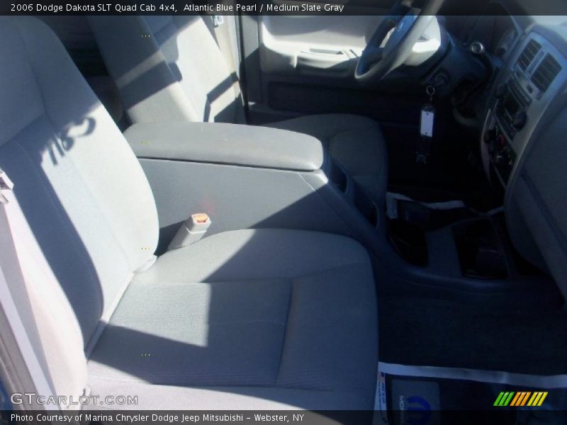 Atlantic Blue Pearl / Medium Slate Gray 2006 Dodge Dakota SLT Quad Cab 4x4