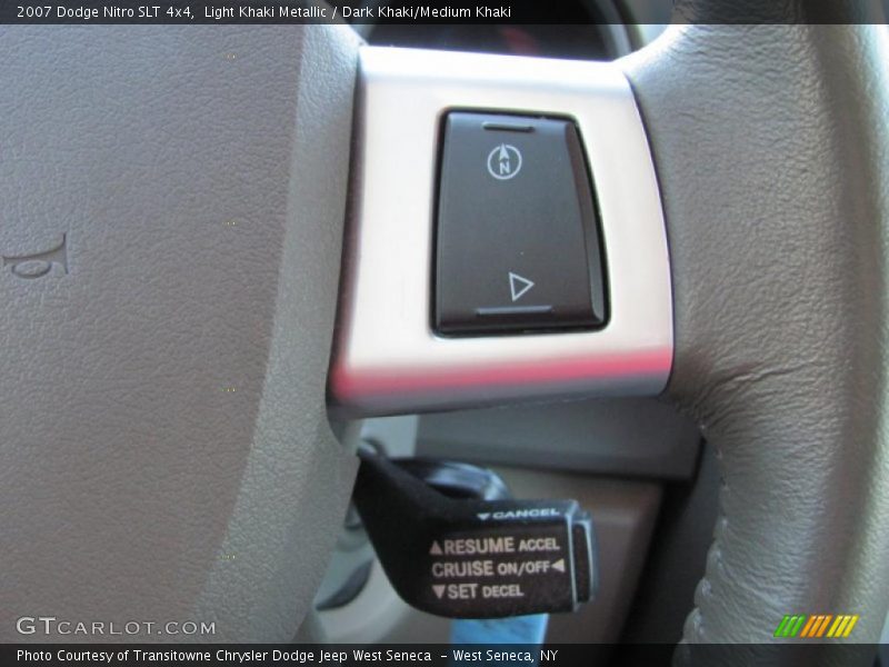 Light Khaki Metallic / Dark Khaki/Medium Khaki 2007 Dodge Nitro SLT 4x4