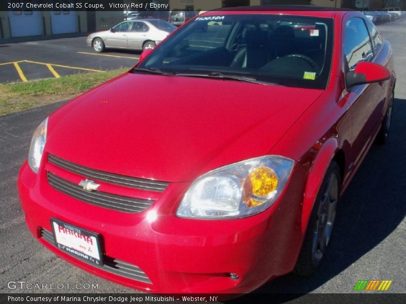 Victory Red / Ebony 2007 Chevrolet Cobalt SS Coupe