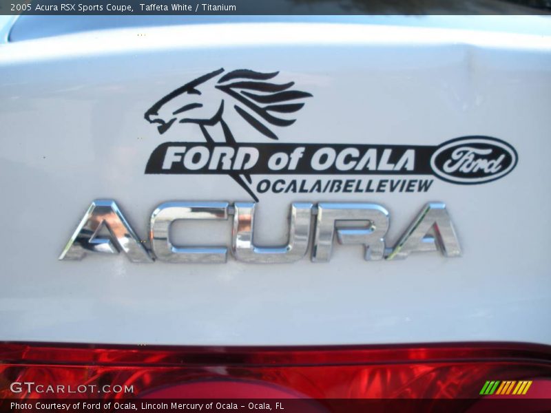 Taffeta White / Titanium 2005 Acura RSX Sports Coupe