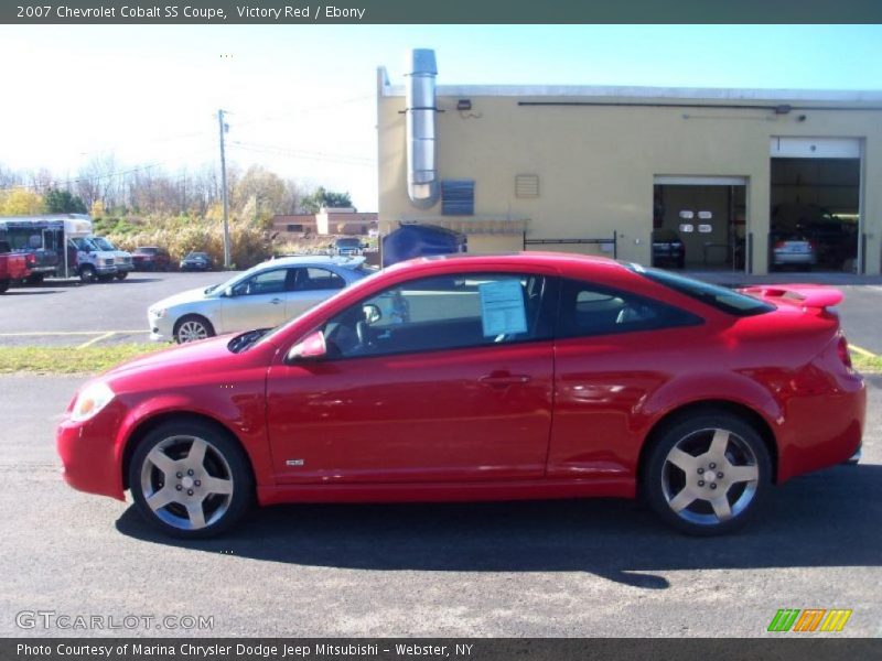 Victory Red / Ebony 2007 Chevrolet Cobalt SS Coupe