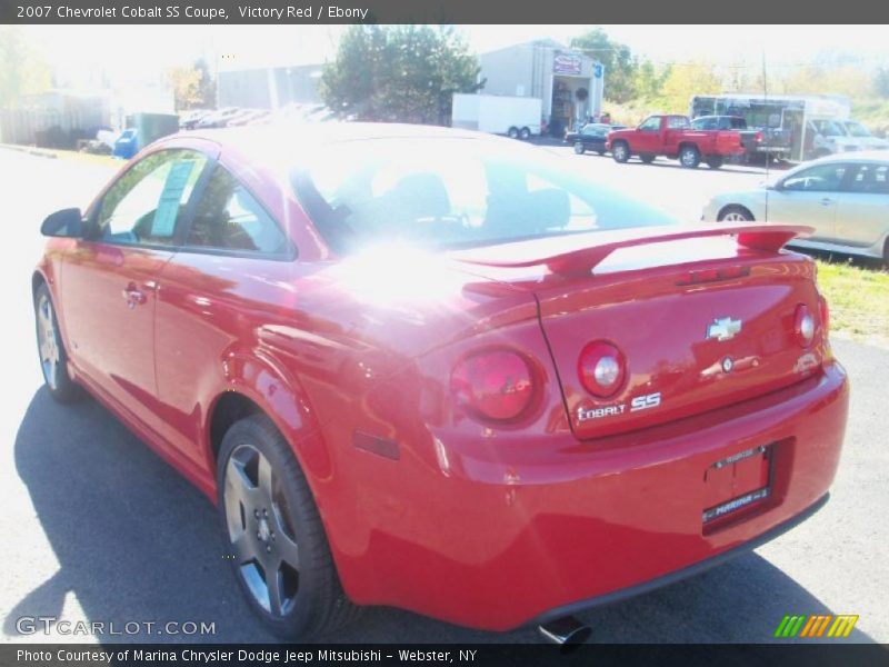 Victory Red / Ebony 2007 Chevrolet Cobalt SS Coupe