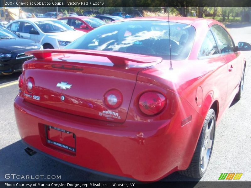 Victory Red / Ebony 2007 Chevrolet Cobalt SS Coupe