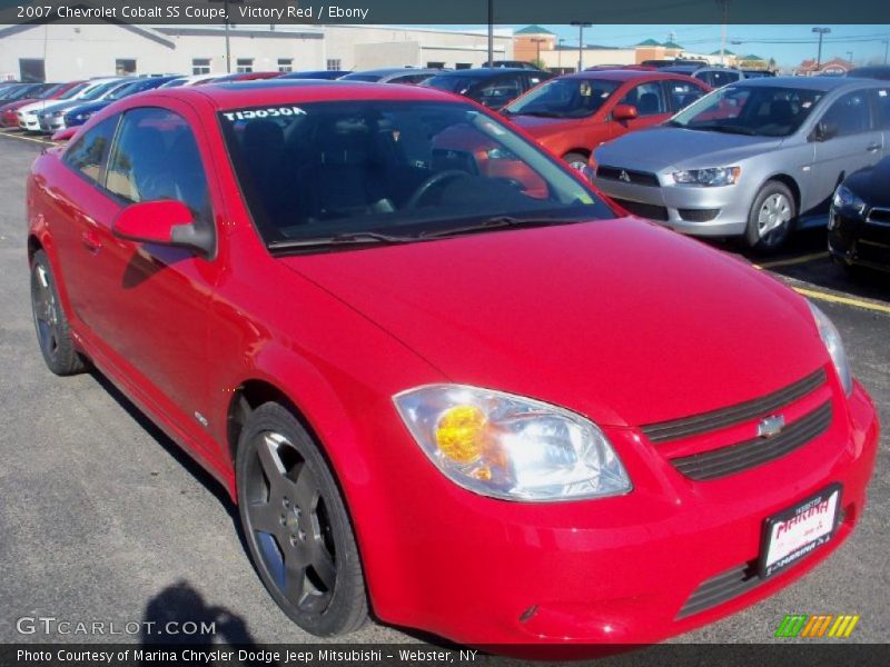 Victory Red / Ebony 2007 Chevrolet Cobalt SS Coupe