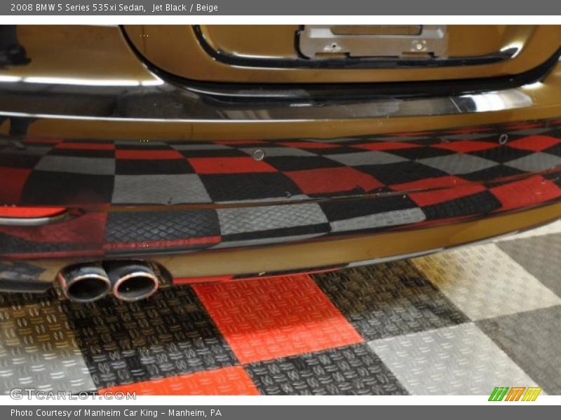 Jet Black / Beige 2008 BMW 5 Series 535xi Sedan
