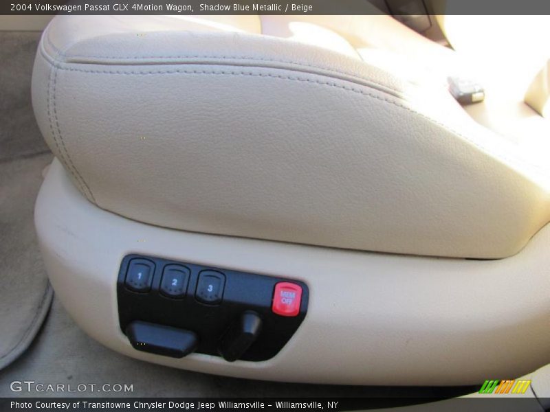 Shadow Blue Metallic / Beige 2004 Volkswagen Passat GLX 4Motion Wagon