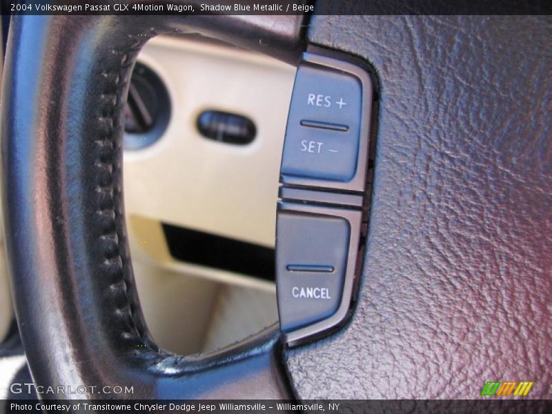 Shadow Blue Metallic / Beige 2004 Volkswagen Passat GLX 4Motion Wagon