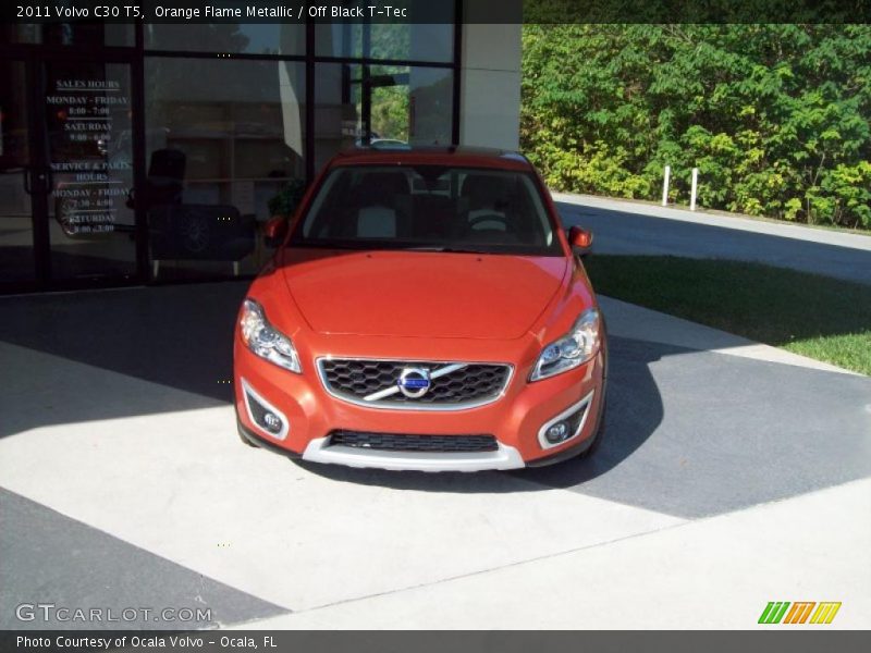 Orange Flame Metallic / Off Black T-Tec 2011 Volvo C30 T5