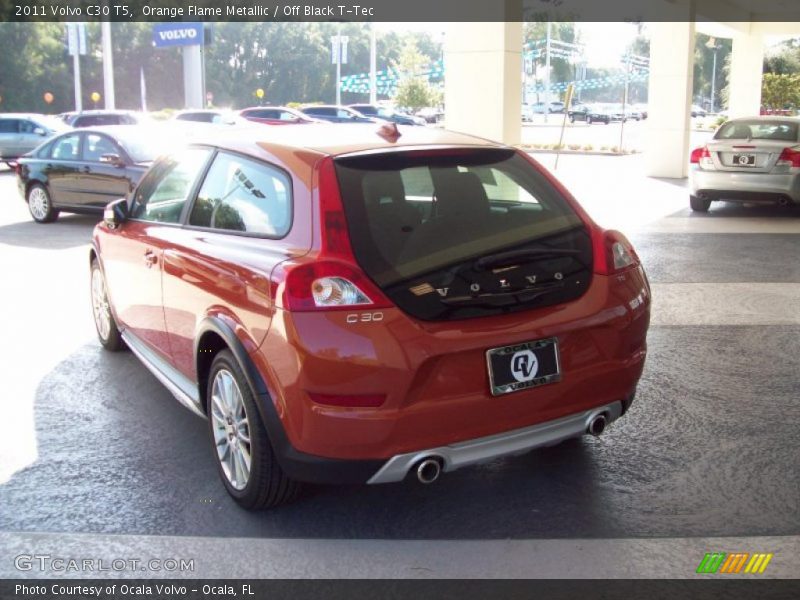 Orange Flame Metallic / Off Black T-Tec 2011 Volvo C30 T5