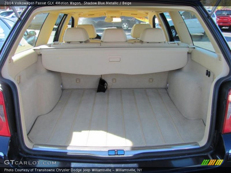  2004 Passat GLX 4Motion Wagon Trunk