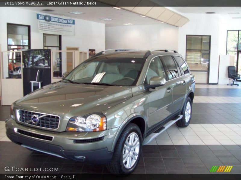 Caper Green Metallic / Beige 2011 Volvo XC90 3.2