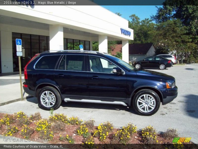 Magic Blue Metallic / Beige 2011 Volvo XC90 3.2