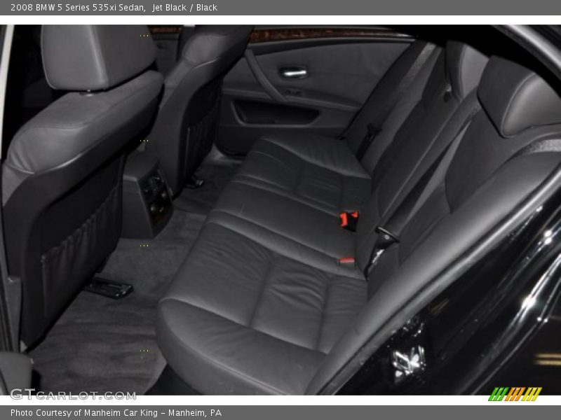 Jet Black / Black 2008 BMW 5 Series 535xi Sedan