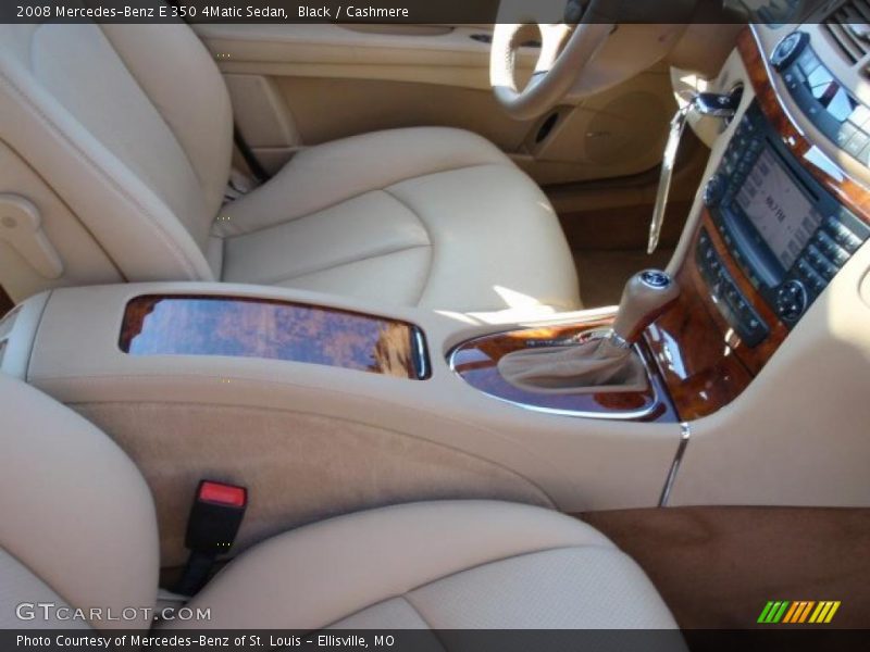 Black / Cashmere 2008 Mercedes-Benz E 350 4Matic Sedan
