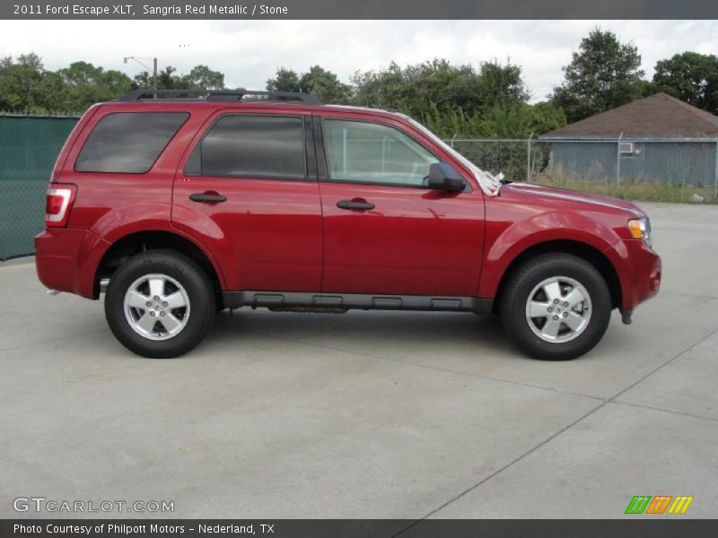 Sangria Red Metallic / Stone 2011 Ford Escape XLT