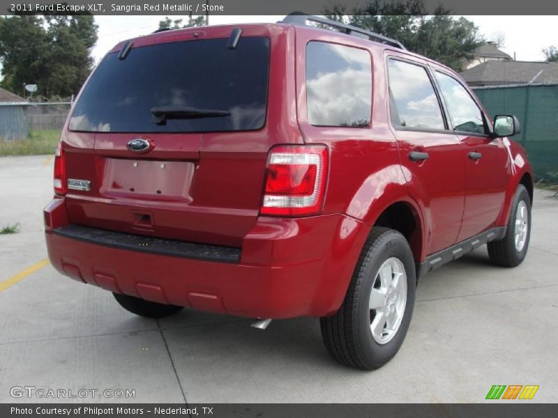 Sangria Red Metallic / Stone 2011 Ford Escape XLT