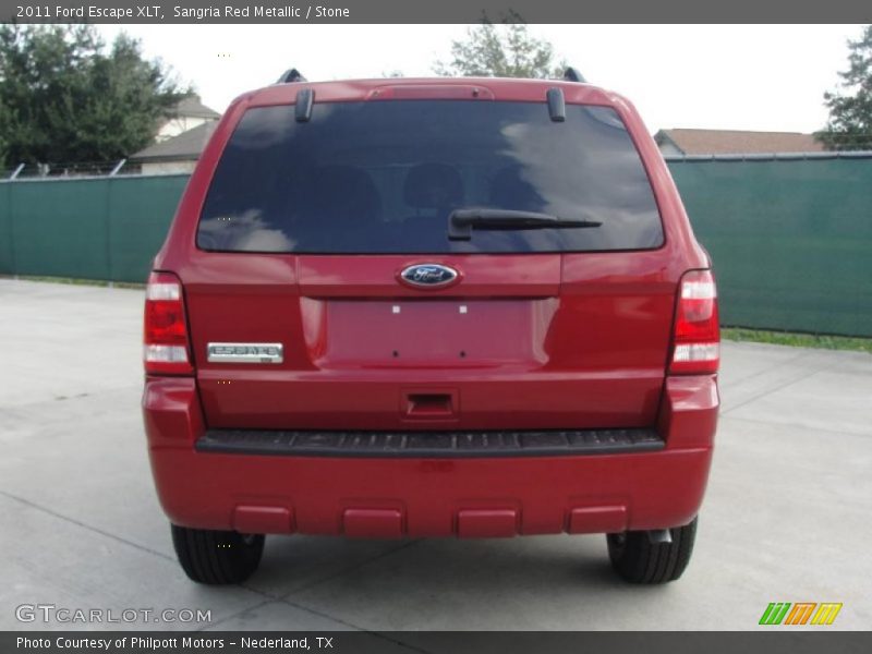 Sangria Red Metallic / Stone 2011 Ford Escape XLT