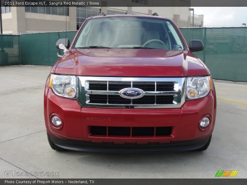 Sangria Red Metallic / Stone 2011 Ford Escape XLT