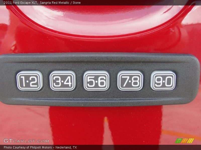 Sangria Red Metallic / Stone 2011 Ford Escape XLT