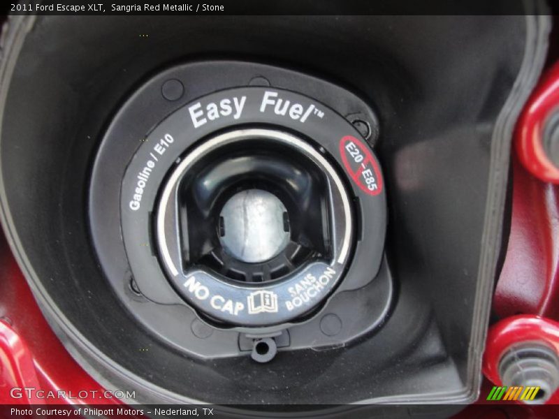 Sangria Red Metallic / Stone 2011 Ford Escape XLT