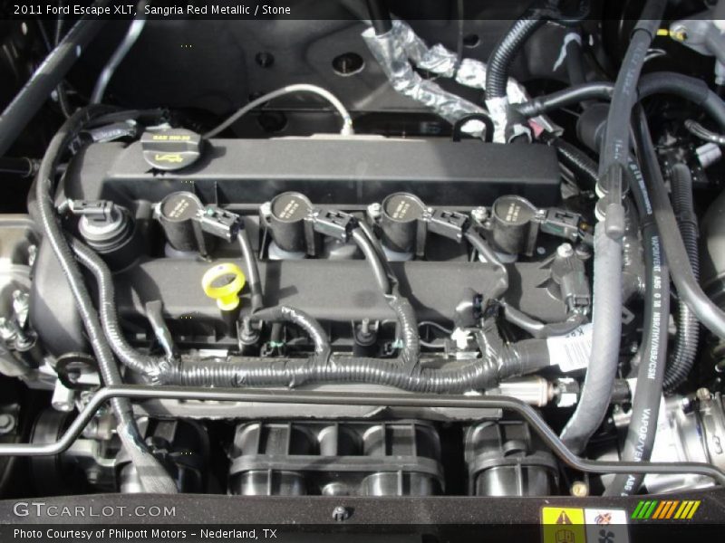 Sangria Red Metallic / Stone 2011 Ford Escape XLT