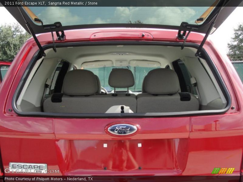 Sangria Red Metallic / Stone 2011 Ford Escape XLT