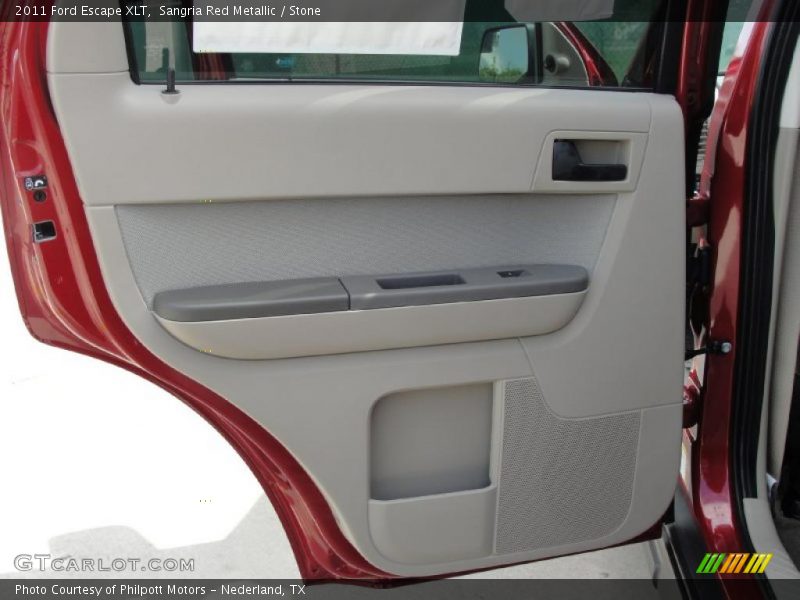 Sangria Red Metallic / Stone 2011 Ford Escape XLT