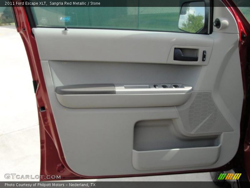 Sangria Red Metallic / Stone 2011 Ford Escape XLT