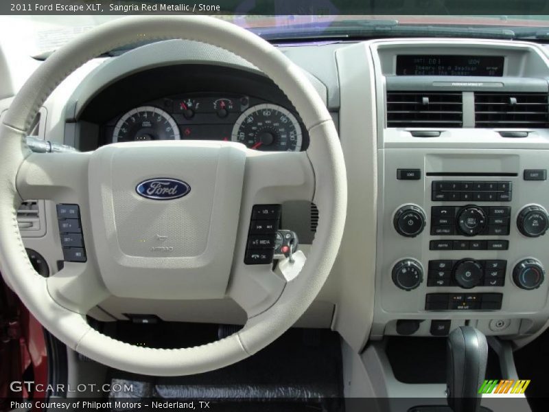 Sangria Red Metallic / Stone 2011 Ford Escape XLT