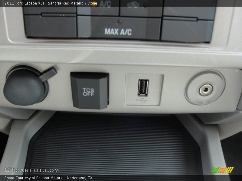 Sangria Red Metallic / Stone 2011 Ford Escape XLT