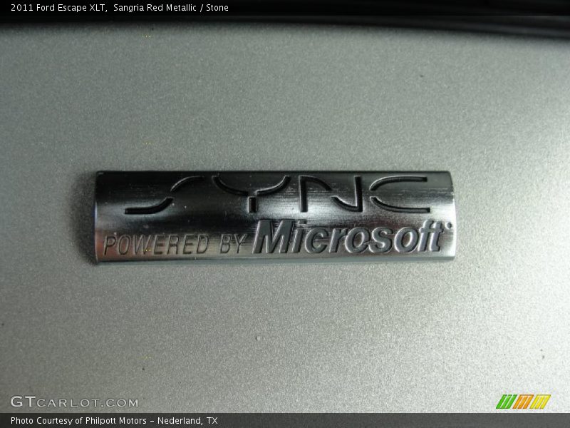 Sangria Red Metallic / Stone 2011 Ford Escape XLT