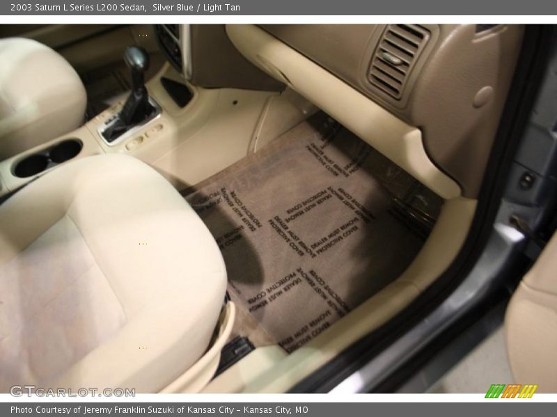 Silver Blue / Light Tan 2003 Saturn L Series L200 Sedan