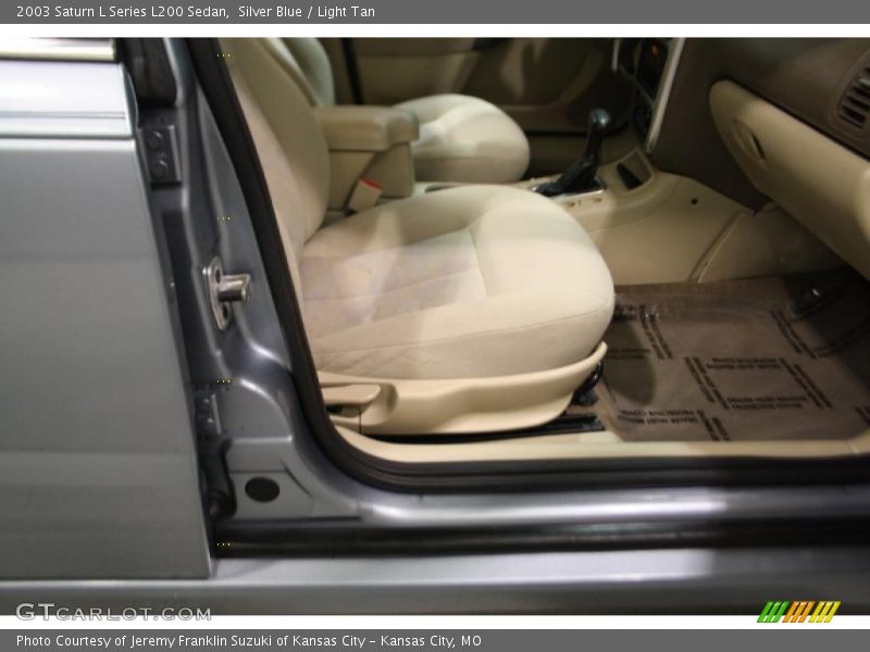 Silver Blue / Light Tan 2003 Saturn L Series L200 Sedan