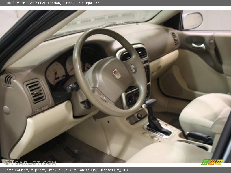 Silver Blue / Light Tan 2003 Saturn L Series L200 Sedan