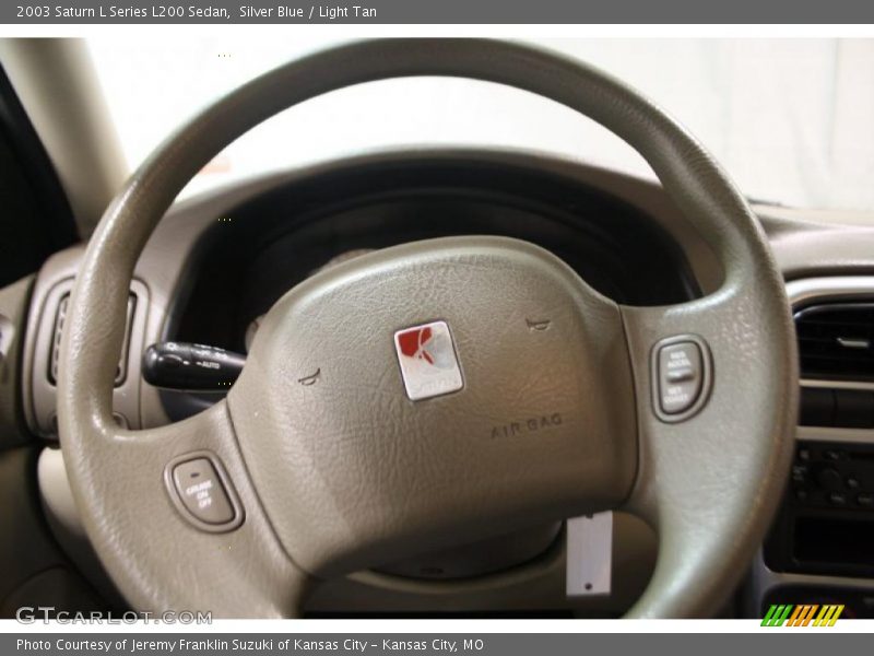 Silver Blue / Light Tan 2003 Saturn L Series L200 Sedan