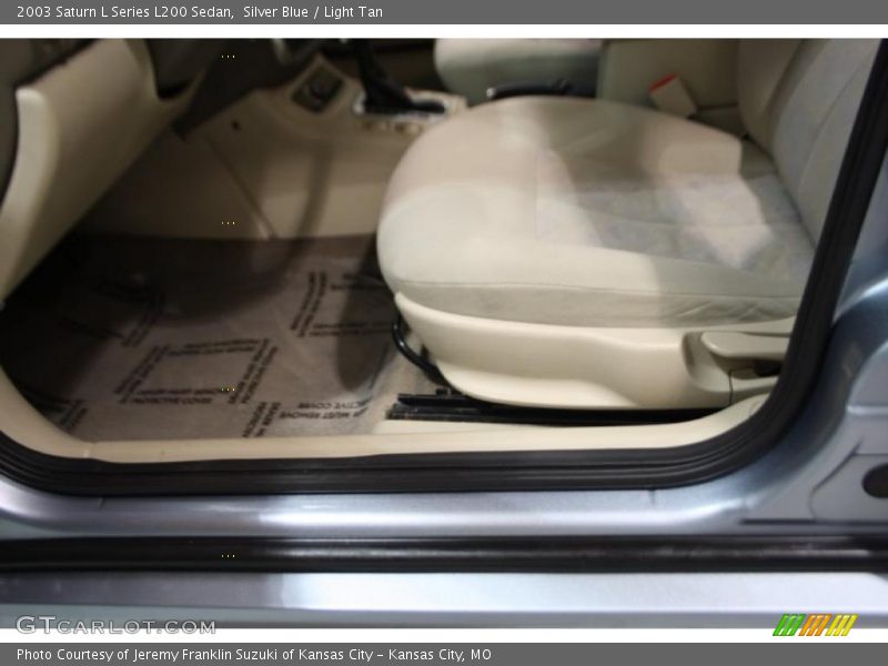 Silver Blue / Light Tan 2003 Saturn L Series L200 Sedan