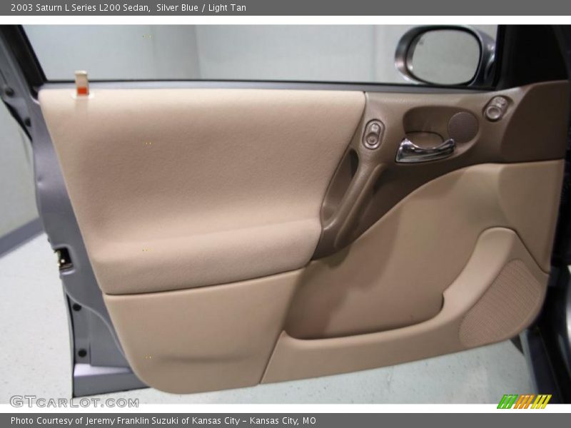Silver Blue / Light Tan 2003 Saturn L Series L200 Sedan