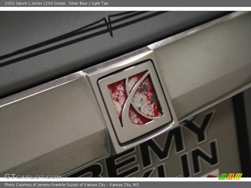 Silver Blue / Light Tan 2003 Saturn L Series L200 Sedan