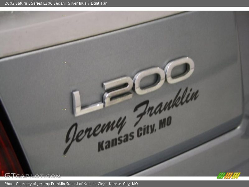 Silver Blue / Light Tan 2003 Saturn L Series L200 Sedan