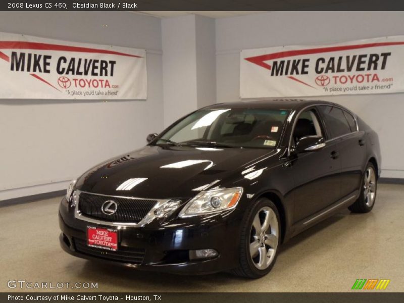 Obsidian Black / Black 2008 Lexus GS 460