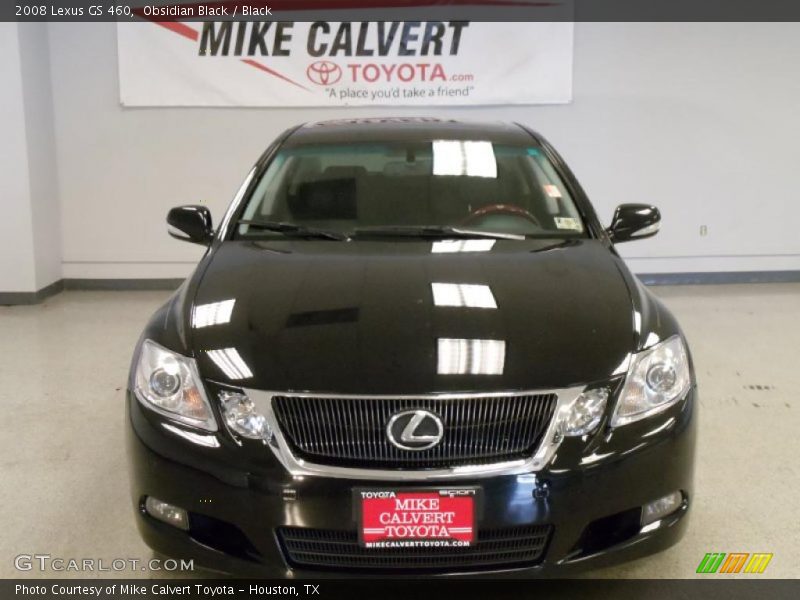 Obsidian Black / Black 2008 Lexus GS 460