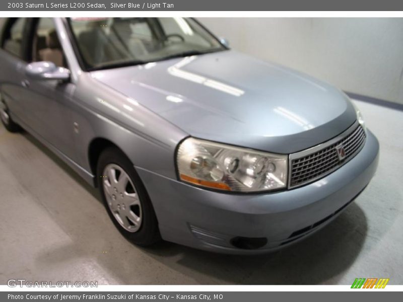 Silver Blue / Light Tan 2003 Saturn L Series L200 Sedan