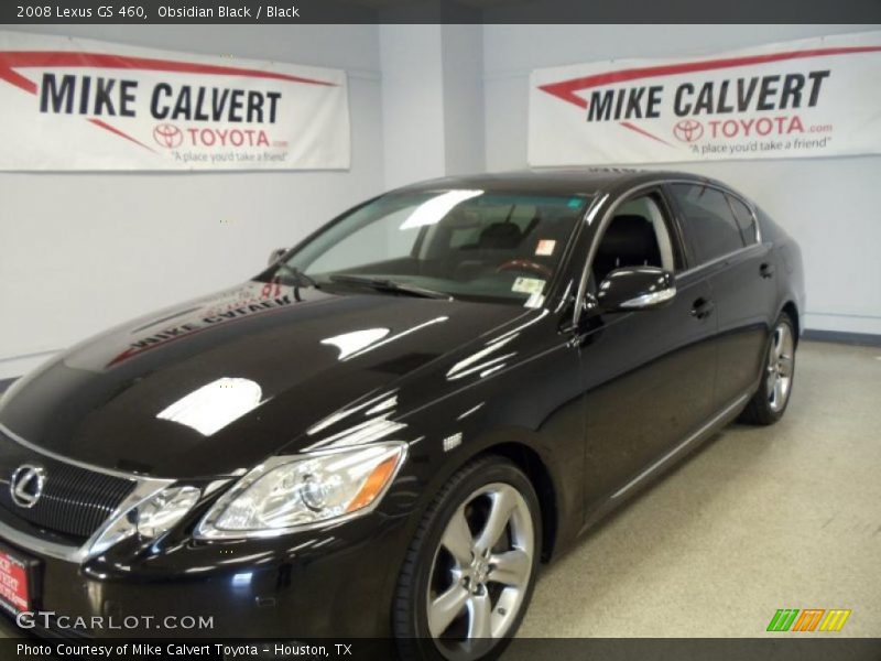 Obsidian Black / Black 2008 Lexus GS 460