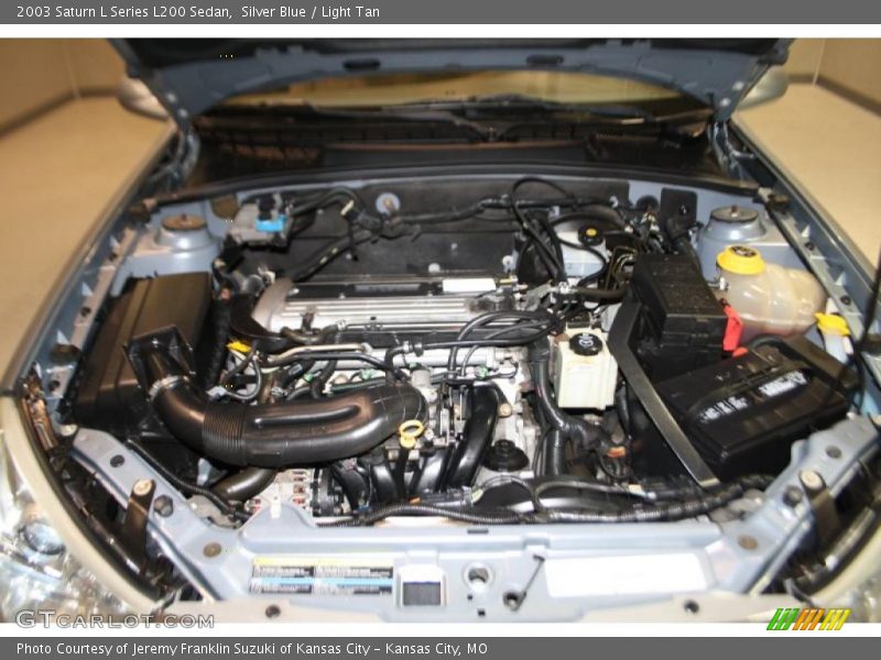 Silver Blue / Light Tan 2003 Saturn L Series L200 Sedan