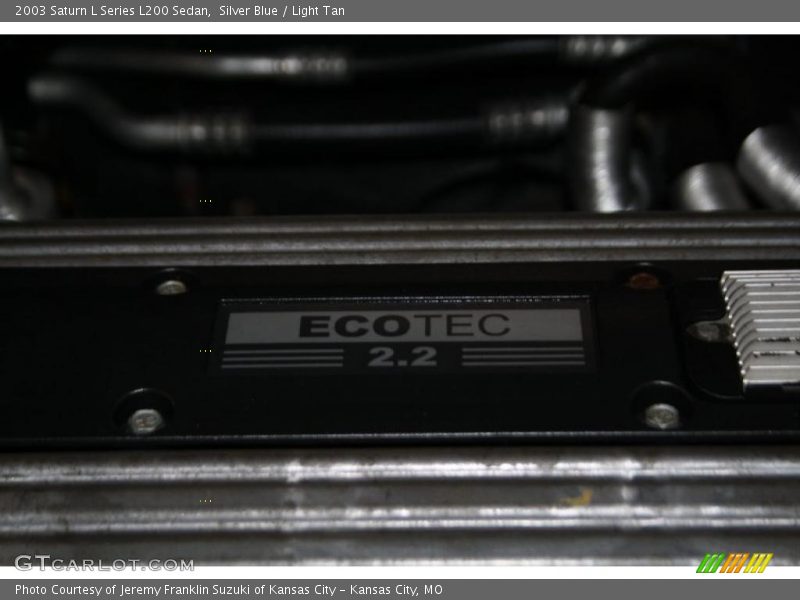 Silver Blue / Light Tan 2003 Saturn L Series L200 Sedan