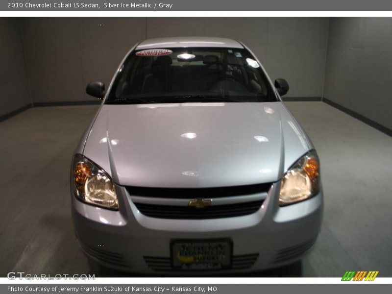 Silver Ice Metallic / Gray 2010 Chevrolet Cobalt LS Sedan