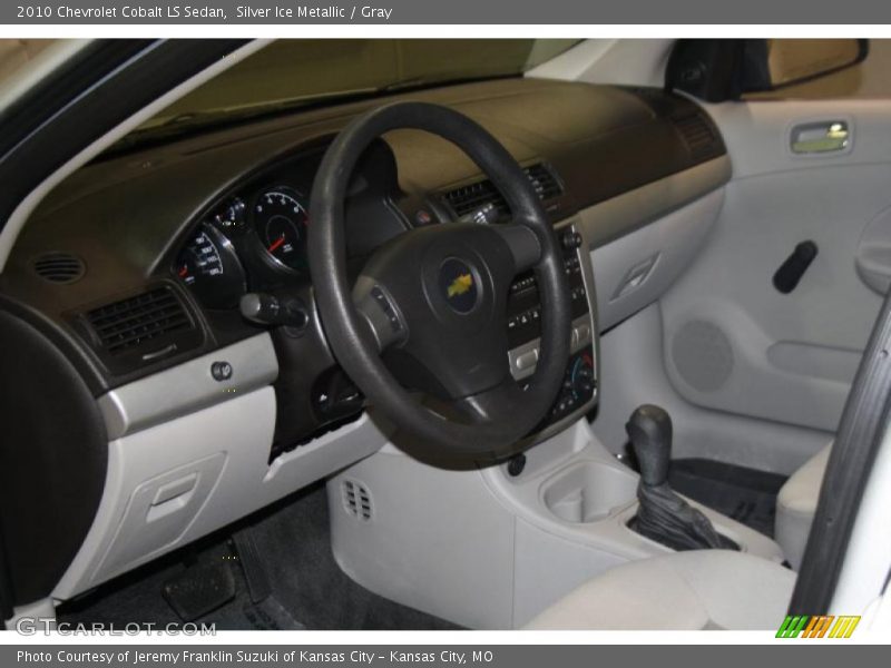 Silver Ice Metallic / Gray 2010 Chevrolet Cobalt LS Sedan